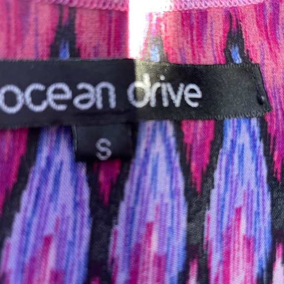 Ocean Drive Pink Tank Top Size Small - Picture 3 of 5